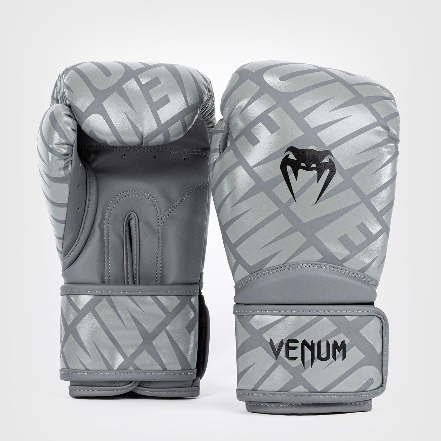Venum Contender 1.5 XT Boxing Gloves Grey/Black - The Fight Club