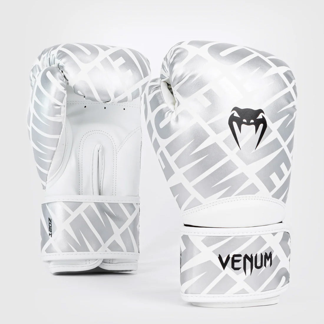 Venum Contender 1.5 XT Boxing Gloves - White Silver - The Fight Club