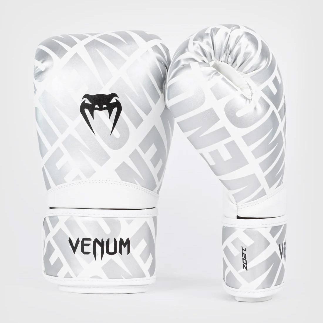 Venum Contender 1.5 XT Boxing Gloves - White Silver - The Fight Club