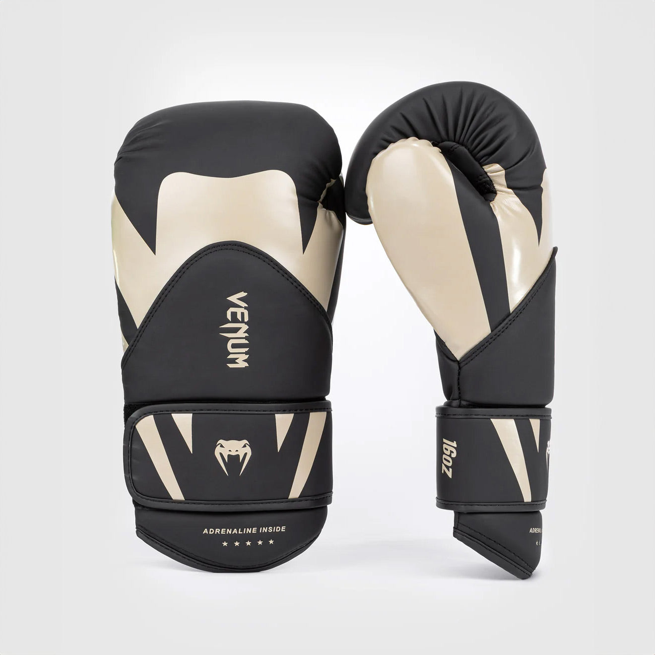 Venum Challenger 4.0 Boxing Gloves - Black/Beige - The Fight Club