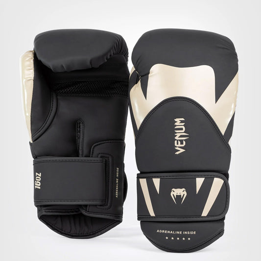 Venum Challenger 4.0 Boxing Gloves - Black/Beige