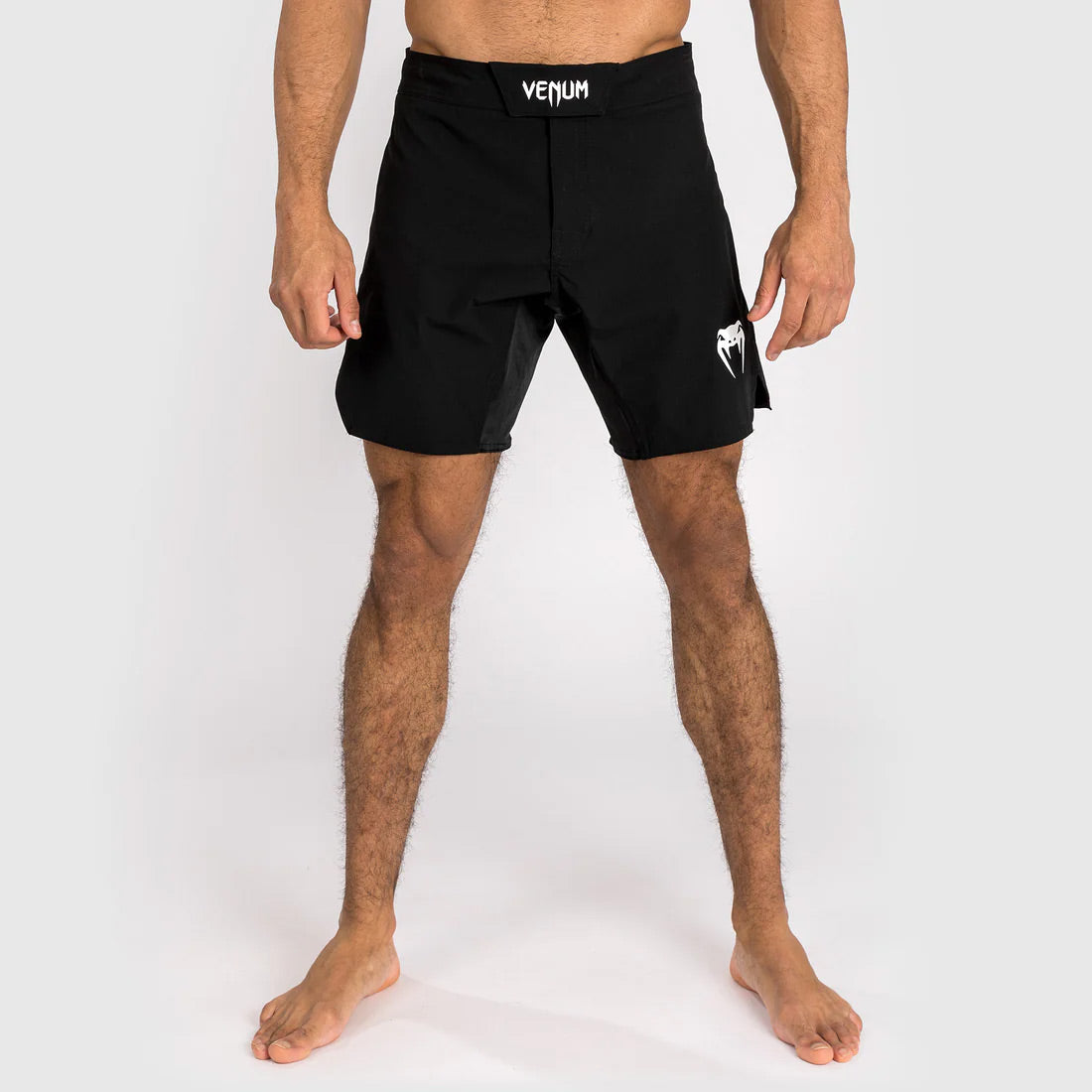 Venum Contender Men's Fight Shorts Black/White - The Fight Club