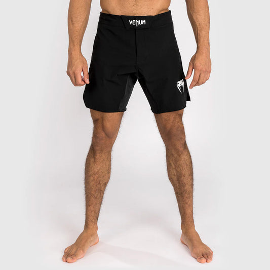 Venum Contender Men's Fight Shorts Black/White - The Fight Club