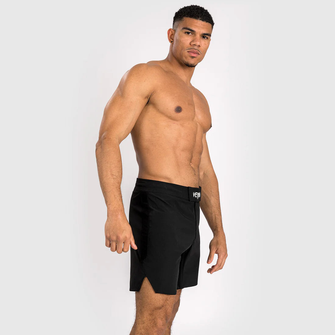 Venum Contender Men's Fight Shorts Black/White - The Fight Club