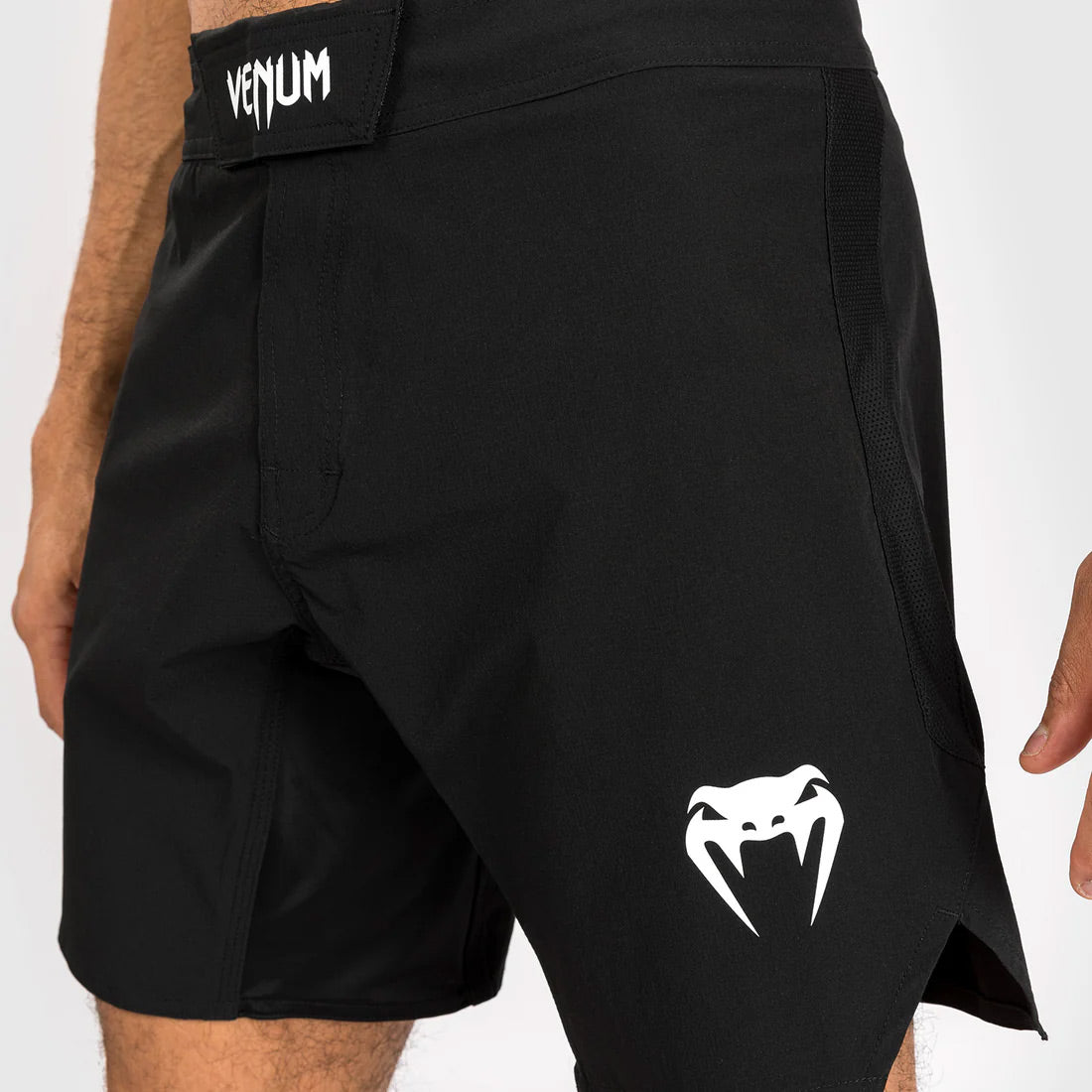 Venum Contender Men's Fight Shorts Black/White - The Fight Club