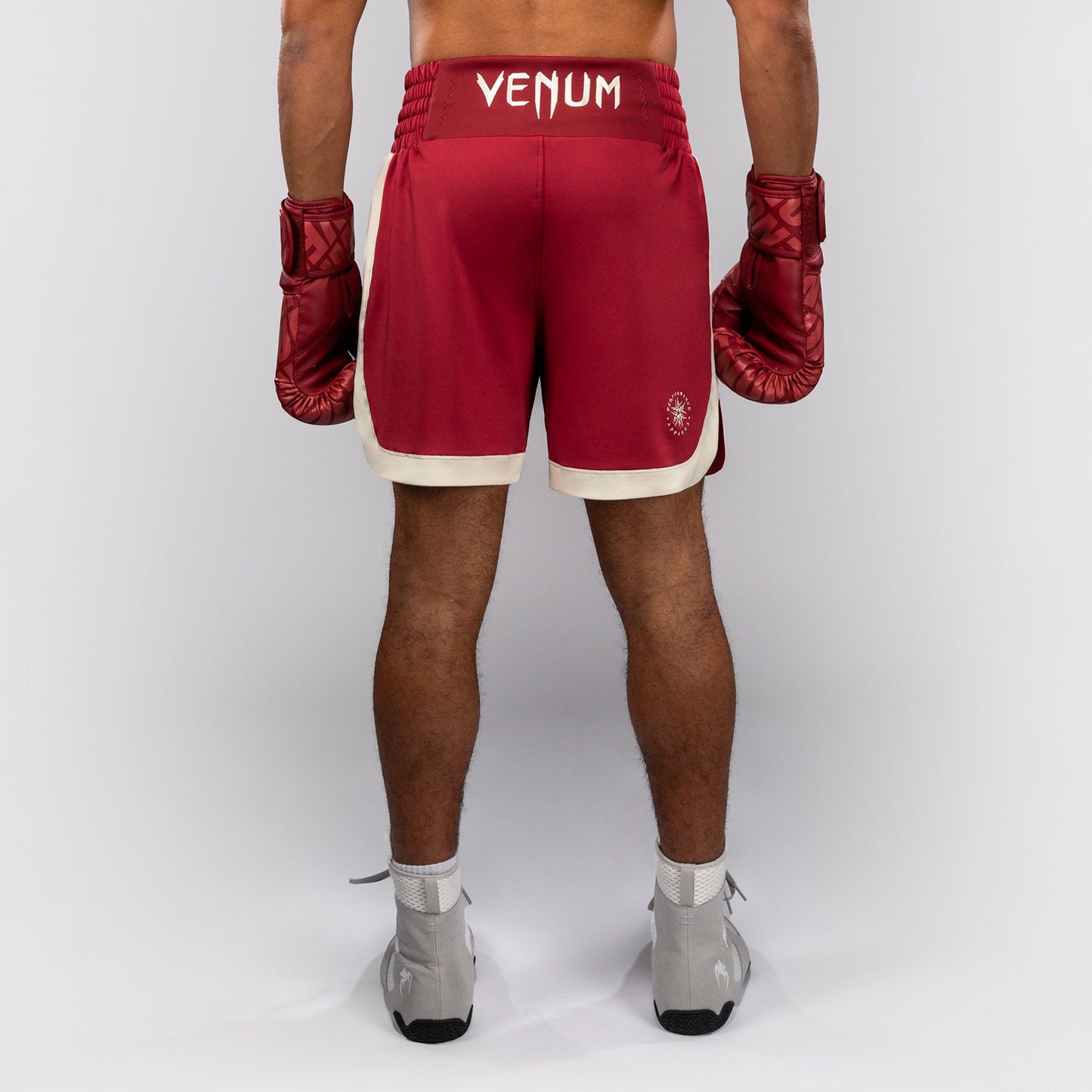 Venum Classic Boxing Shorts Ruby Red/Ivory - The Fight Club
