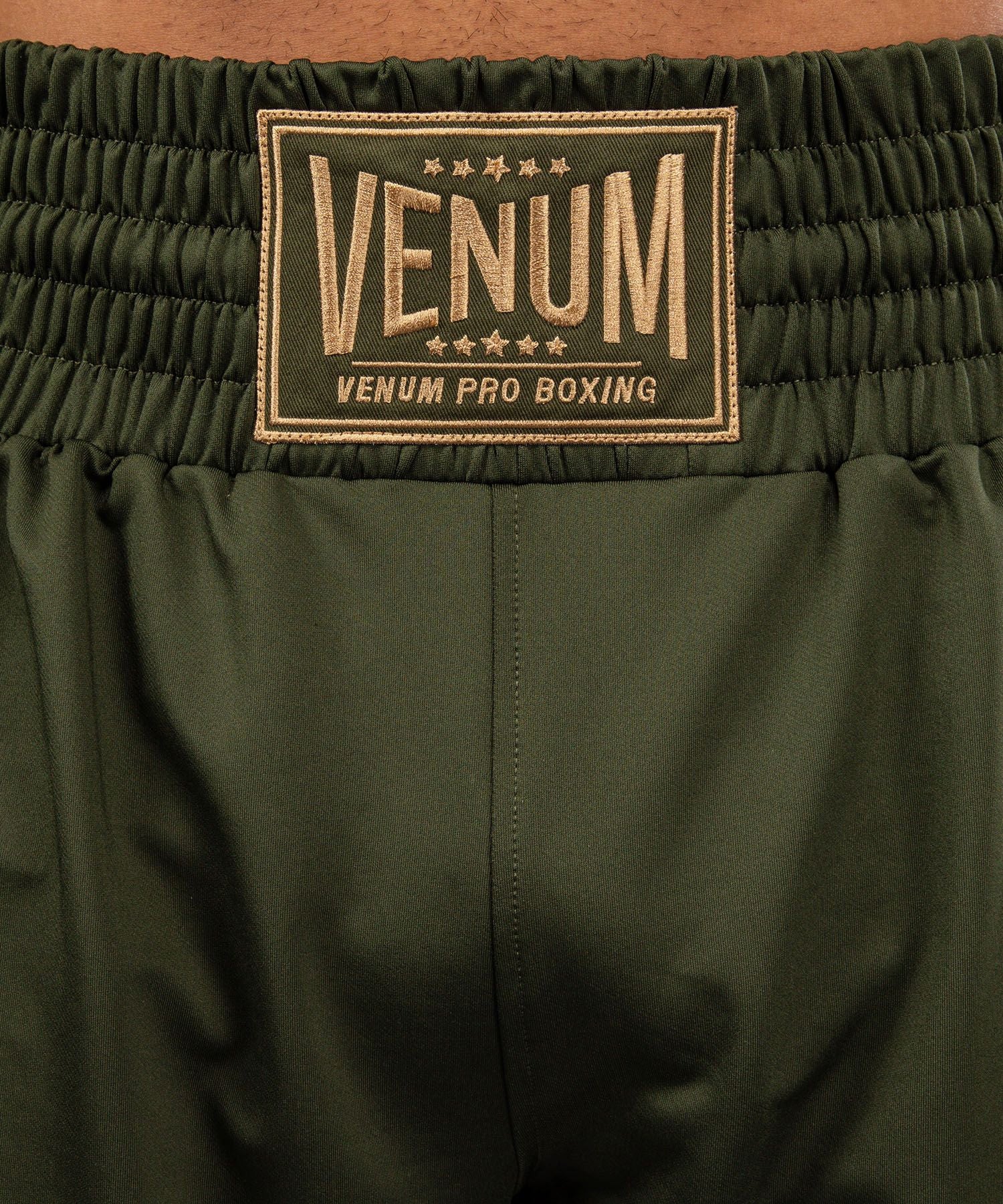 Venum Classic Boxing Shorts Military Green/Sand - The Fight Club