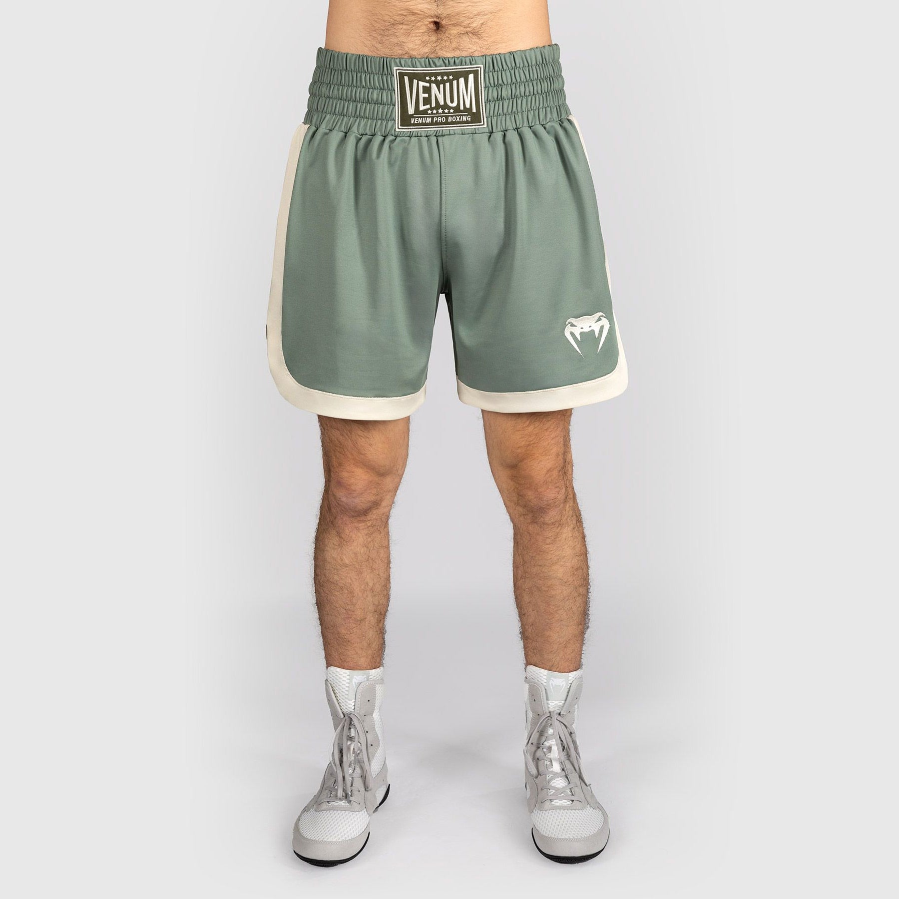 Venum Classic Boxing Shorts Aqua Green/Ivory - The Fight Club