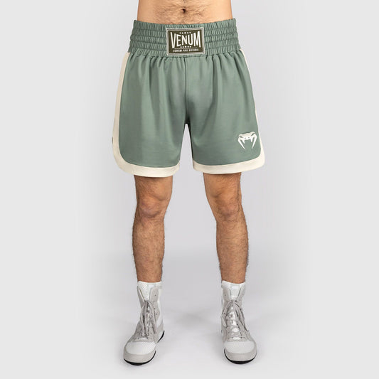 Venum Classic Boxing Shorts Aqua Green/Ivory - The Fight Club
