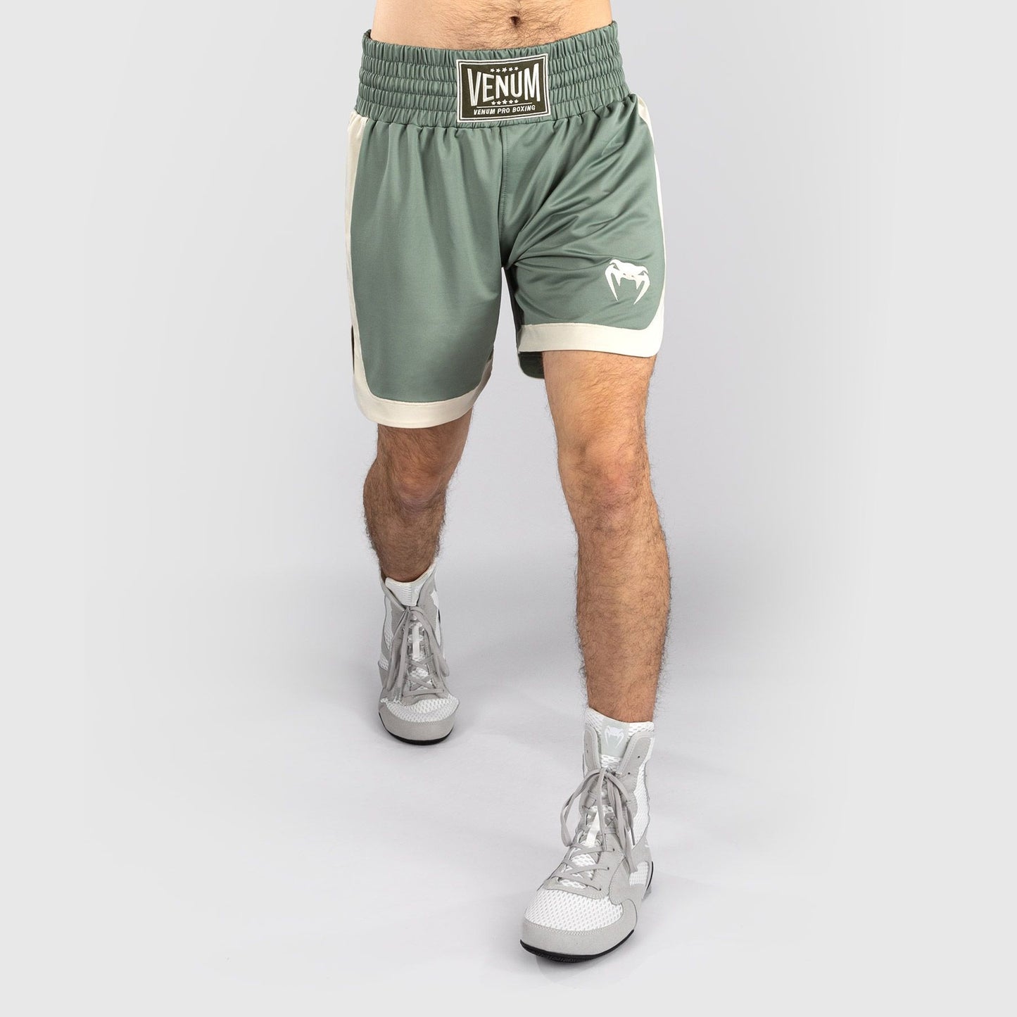 Venum Classic Boxing Shorts Aqua Green/Ivory - The Fight Club