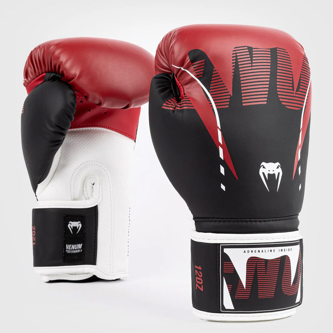 Venum Adrenaline Boxing Gloves - Red - The Fight Club