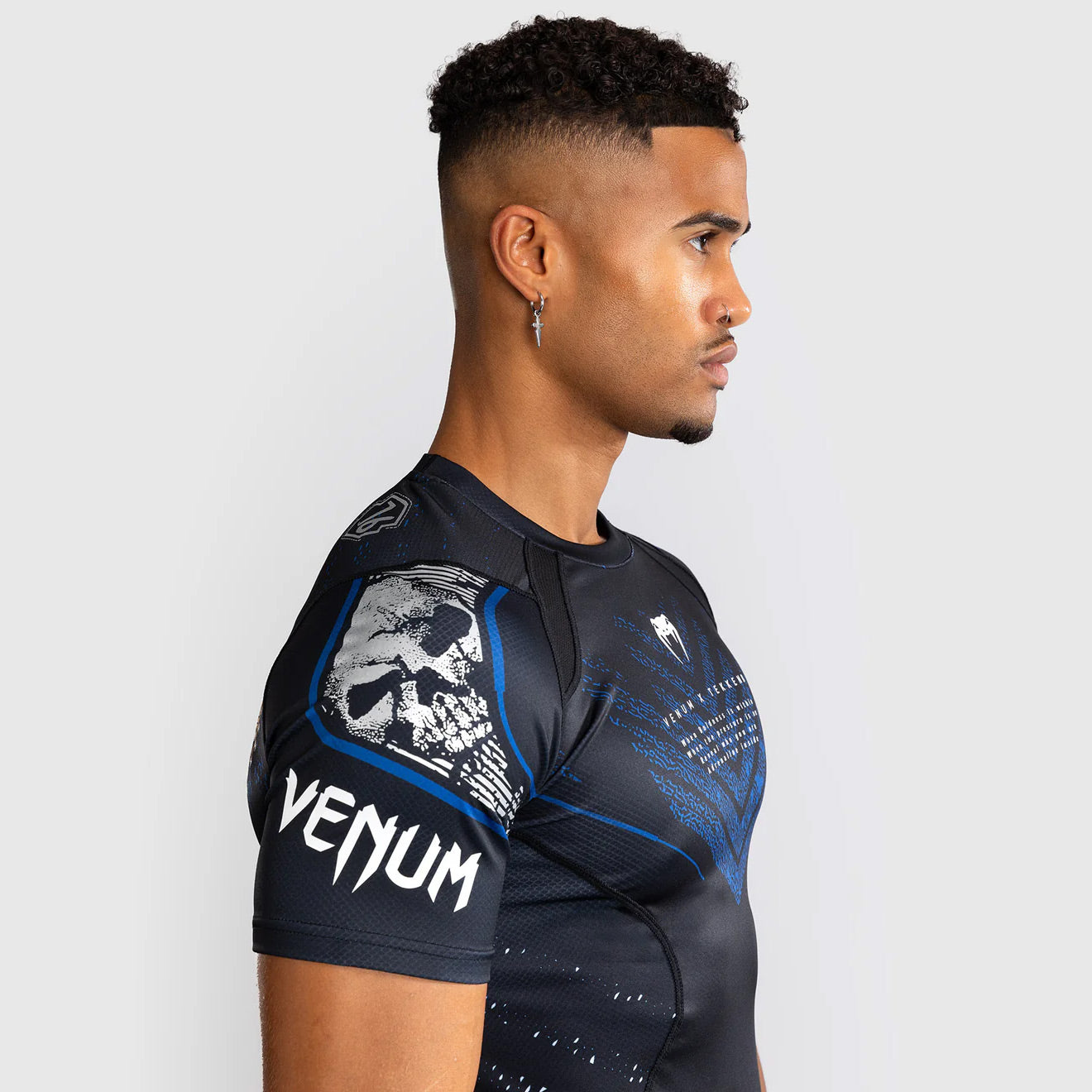 Venum x TEKKEN 8 - Paul Phoenix Rash Guard Black/Blue - The Fight Club