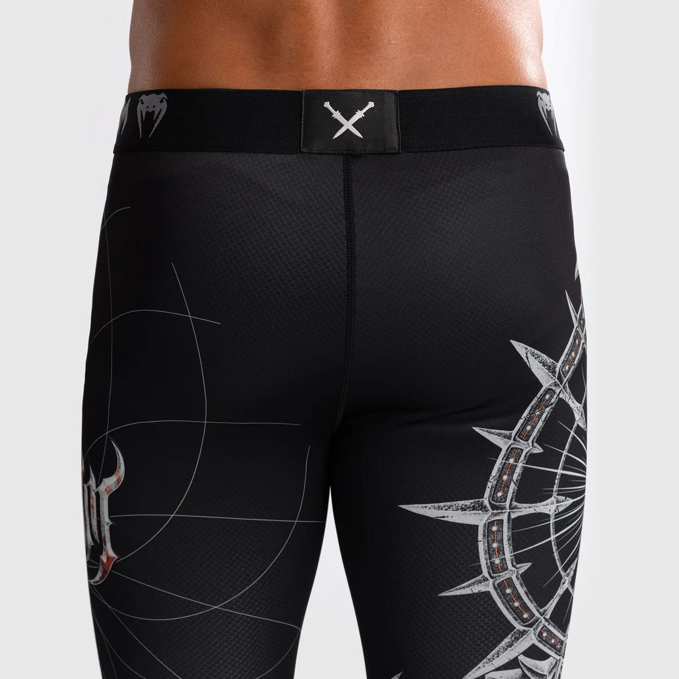 Venum Gladiator 5.0 Men's Spats Black/Silver - The Fight Club