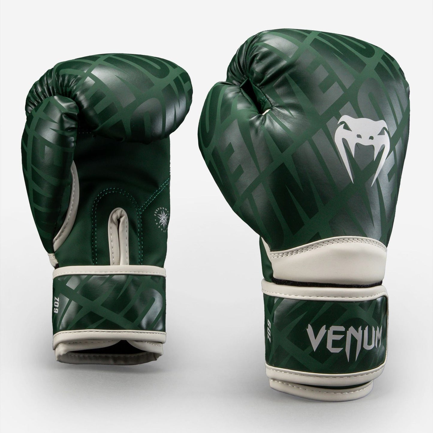 Venum Contender 1.5 XT Kids Boxing Gloves Forest Green/Off White - The Fight Club