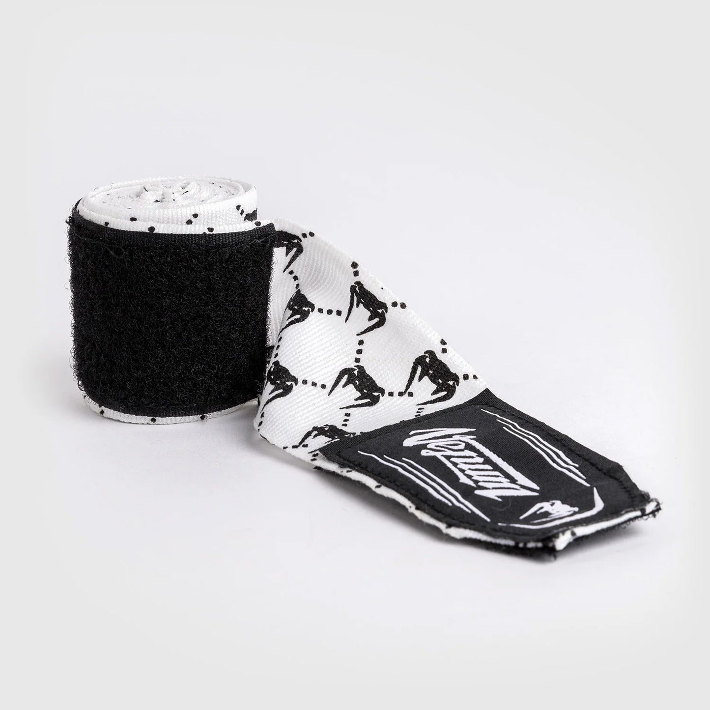 Venum Monogram Hand Wraps 4m White/Black - The Fight Club