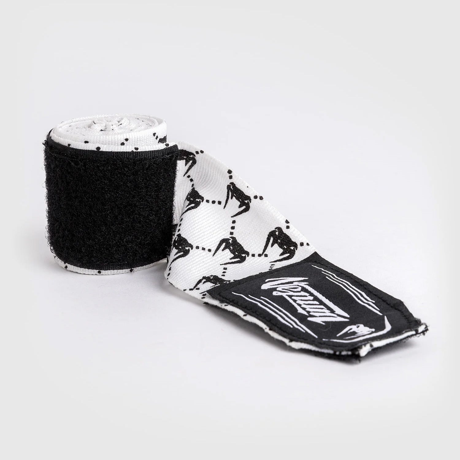 Venum Monogram Hand Wraps 4m White/Black - The Fight Club