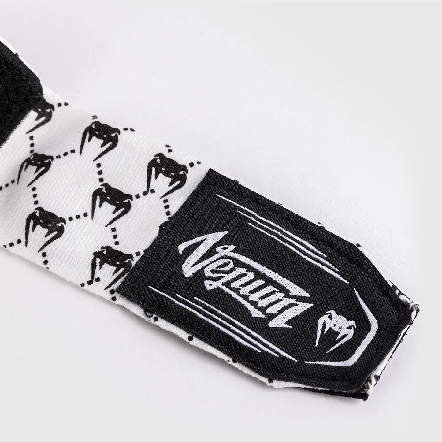 Venum Monogram Hand Wraps 4m White/Black - The Fight Club