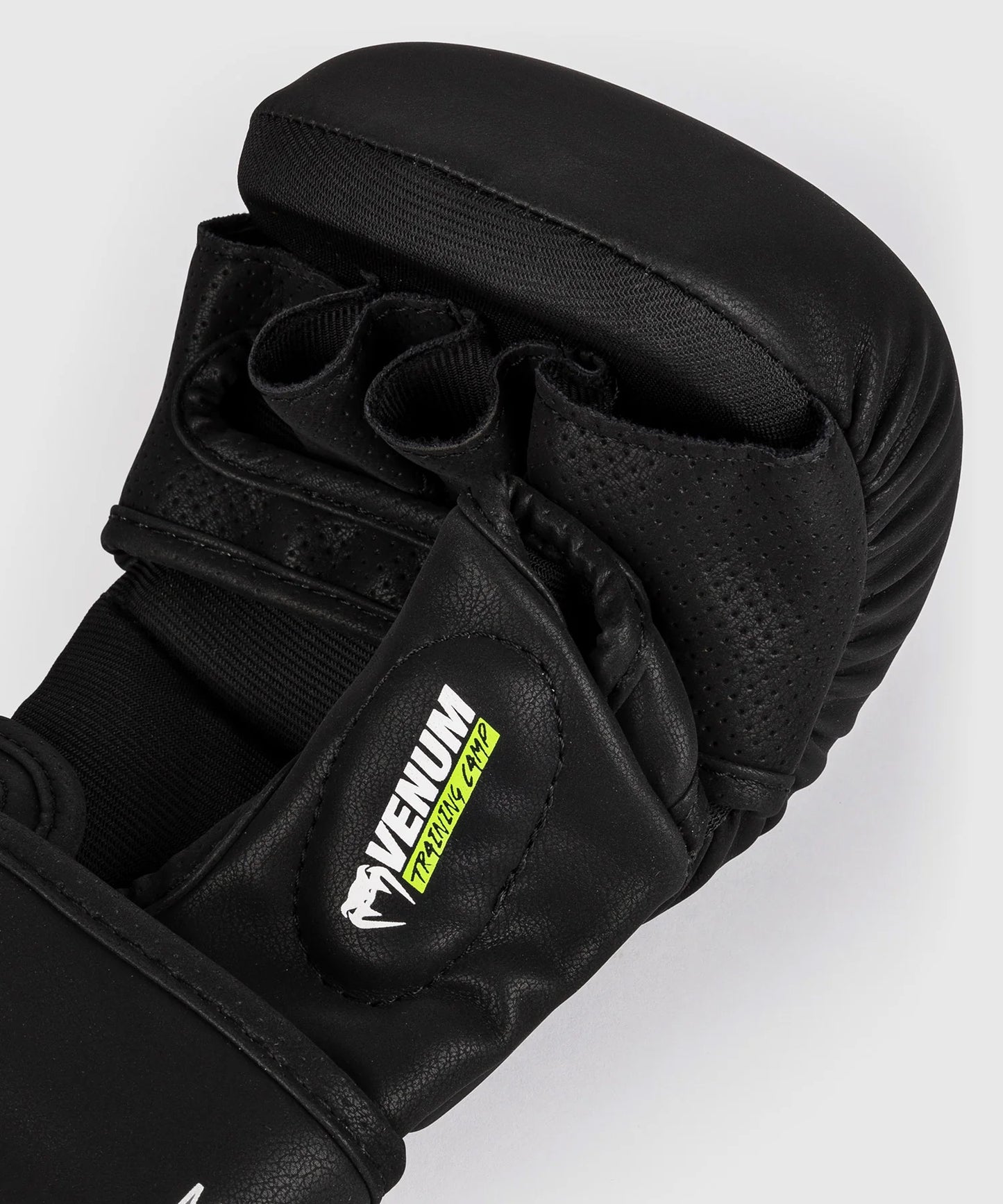 Venum Training Camp 4.0 Sparring Gloves Black/Neo Green - The Fight Club