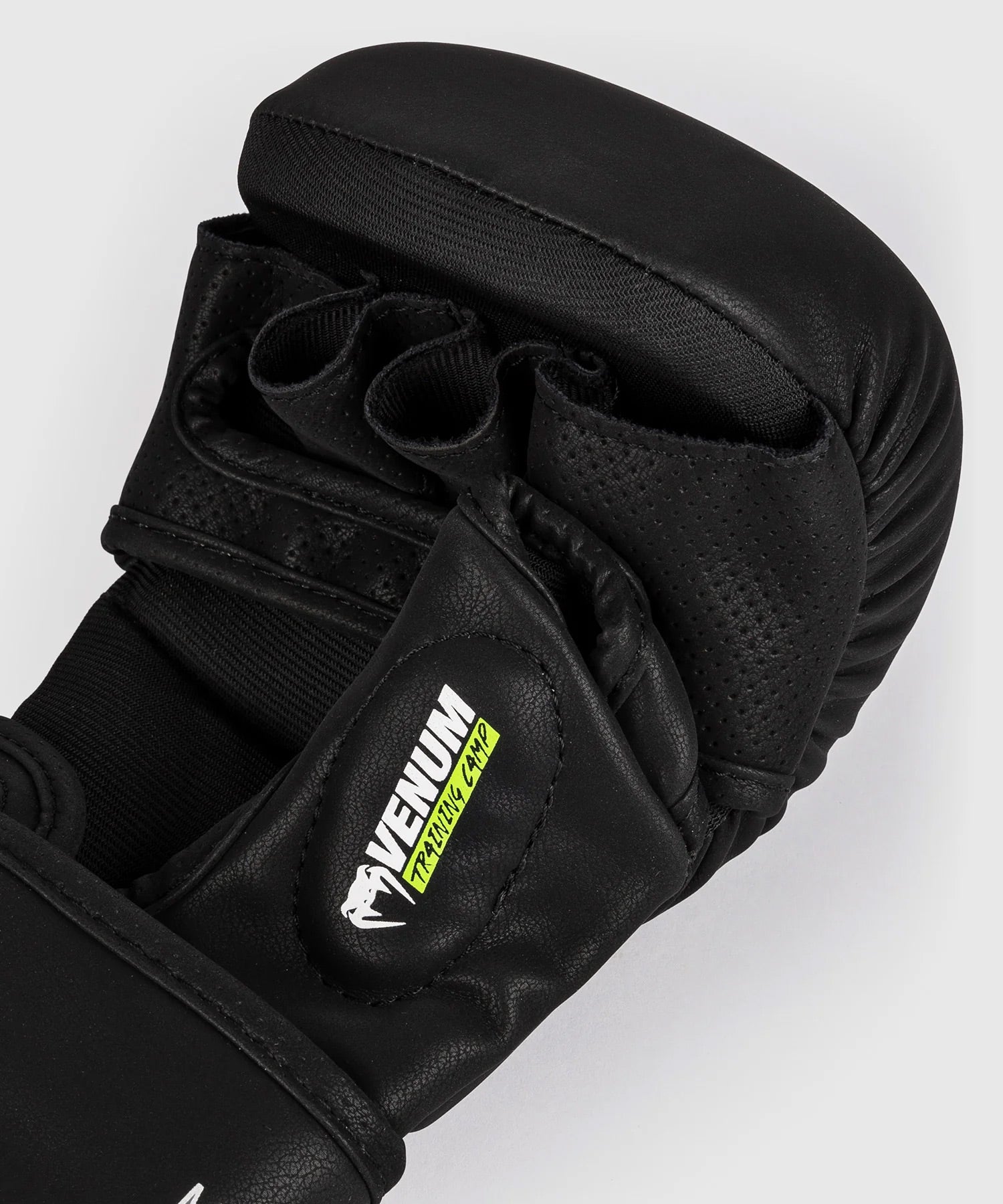 Venum Training Camp 4.0 Sparring Gloves Black/Neo Green - The Fight Club
