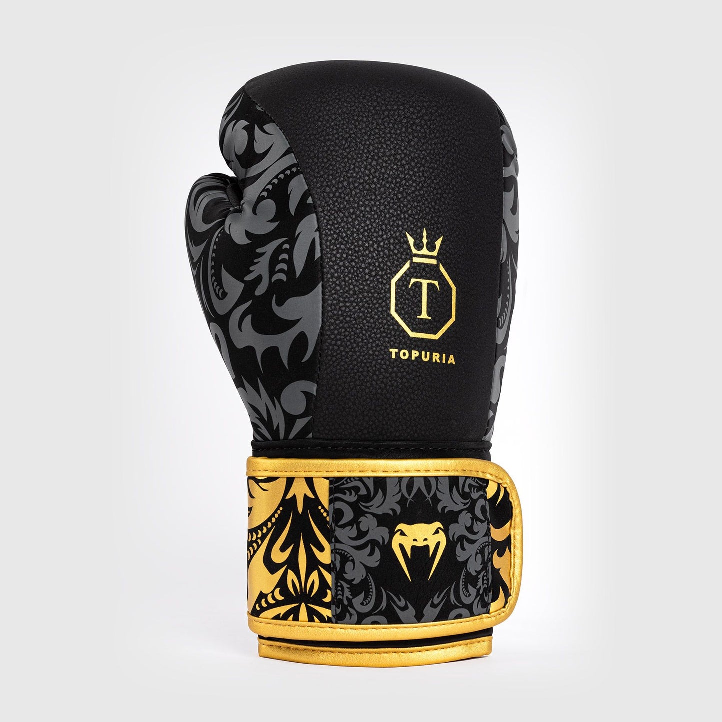 Venum x Topuria Unmatched Edition Boxing Gloves Black/Gold - The Fight Club