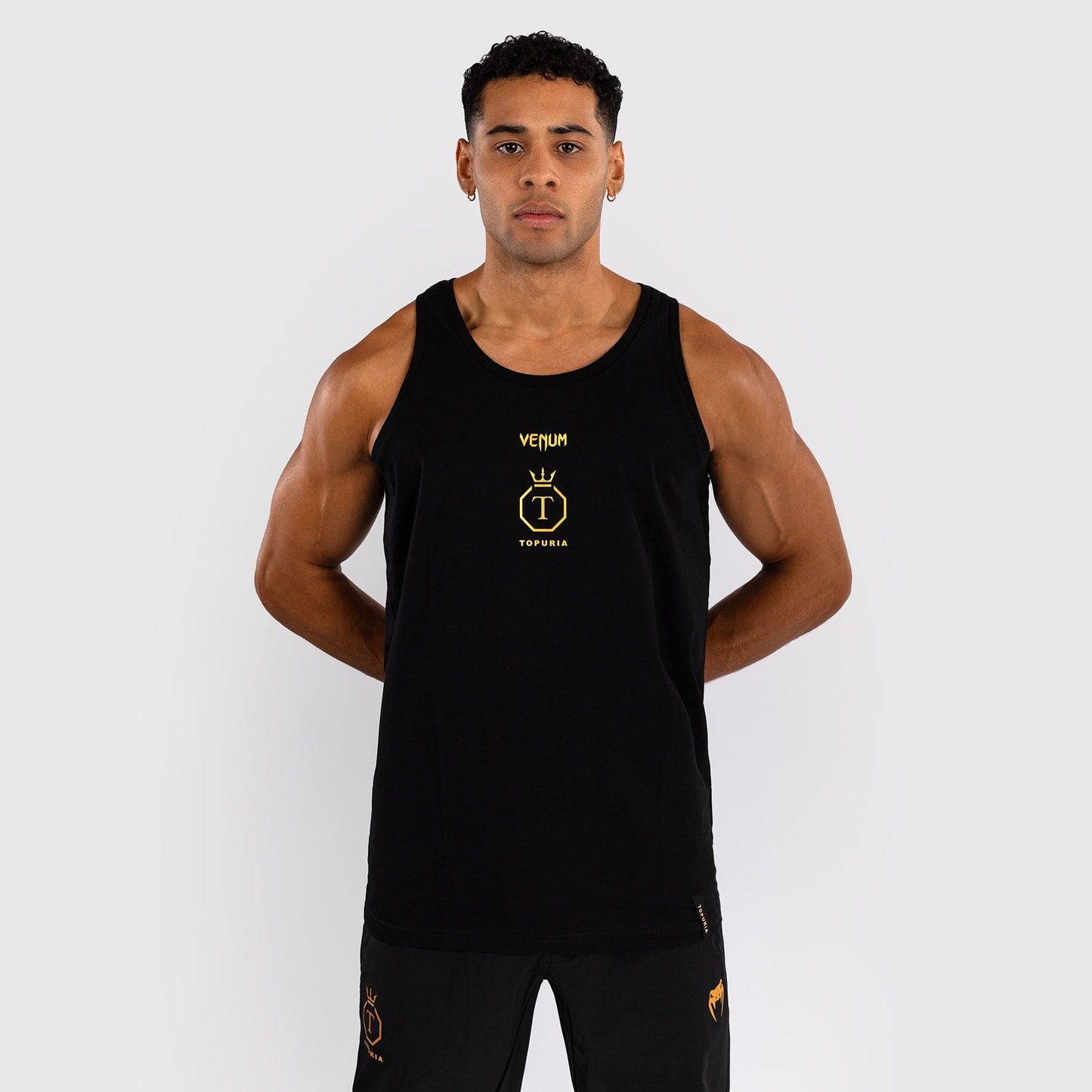 Venum x Topuria Unmatched Edition Tank Top Black/Gold - The Fight Club