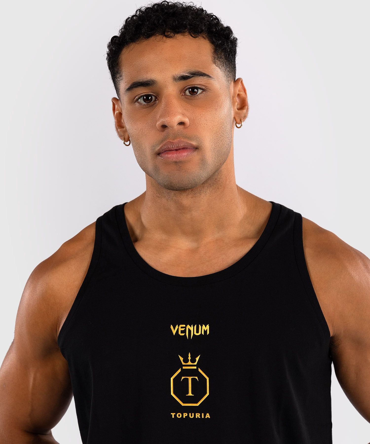 Venum x Topuria Unmatched Edition Tank Top Black/Gold - The Fight Club