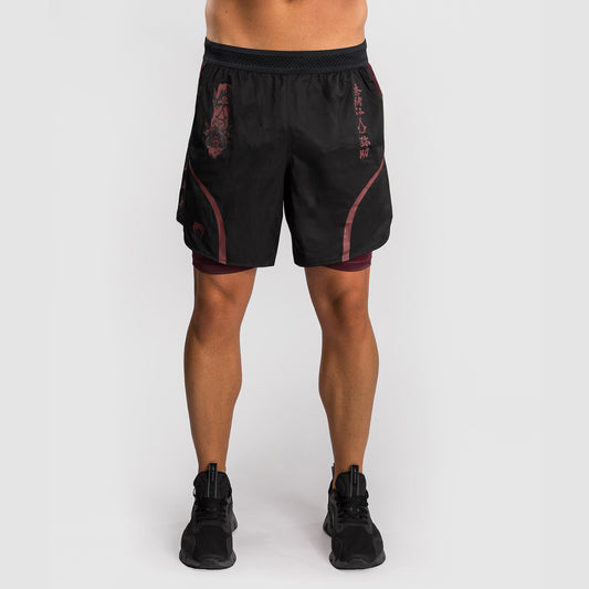 Venum x Assassin's Creed Shadows Men's Training Shorts Burgundy/Black - The Fight Club