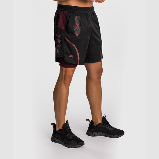 Venum x Assassin's Creed Shadows Men's Training Shorts Burgundy/Black - The Fight Club