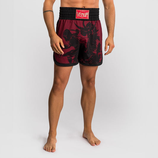 Venum x Assassin's Creed Shadows Men's Boxing Shorts Burgundy/Black - The Fight Club