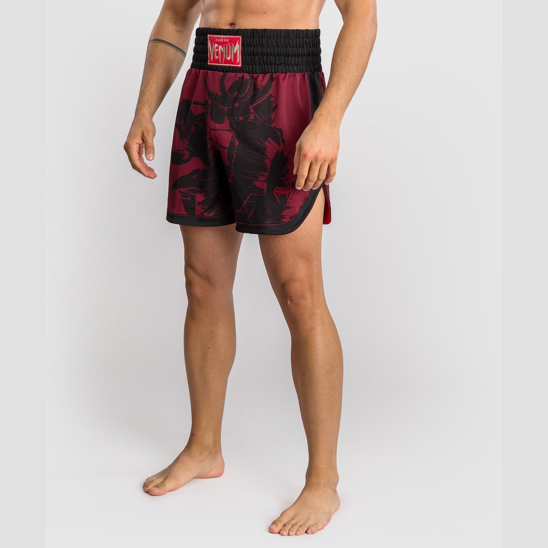 Venum x Assassin's Creed Shadows Men's Boxing Shorts Burgundy/Black - The Fight Club