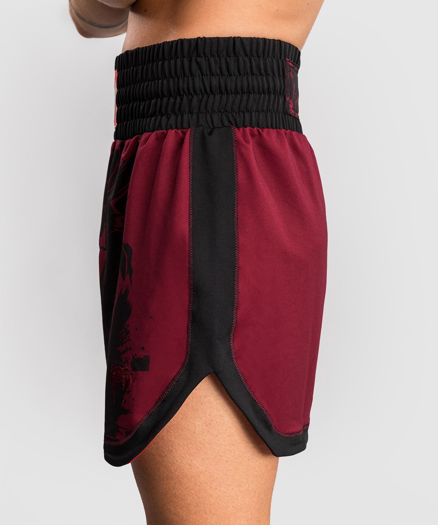 Venum x Assassin's Creed Shadows Men's Boxing Shorts Burgundy/Black - The Fight Club