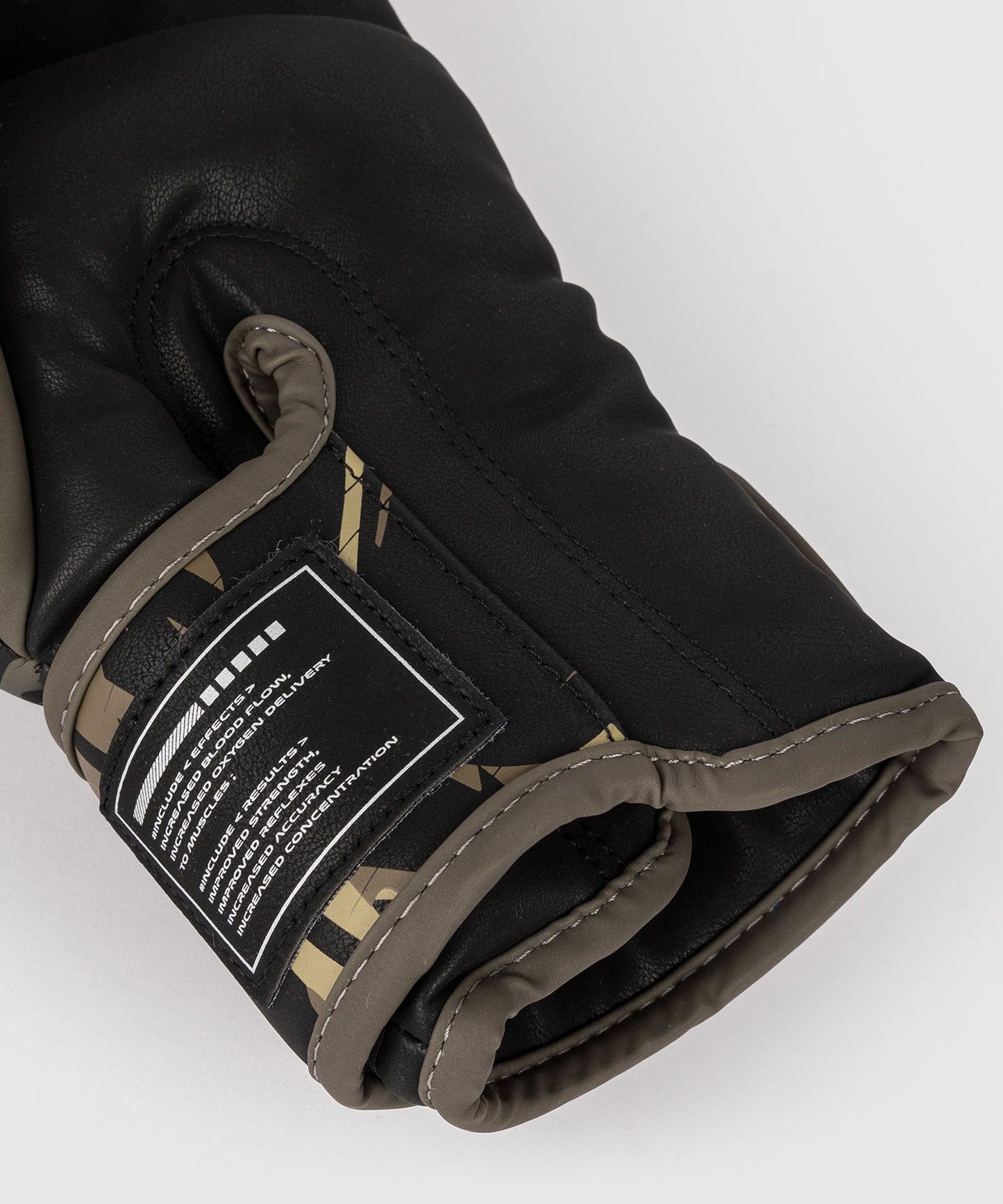 Venum Invader Boxing Gloves Black/Sand - The Fight Club