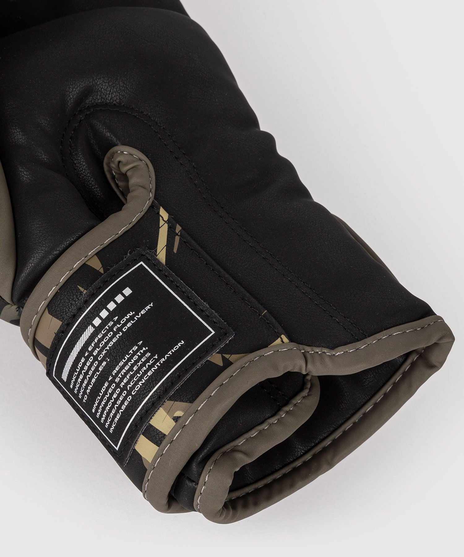 Venum Invader Boxing Gloves Black/Sand - The Fight Club