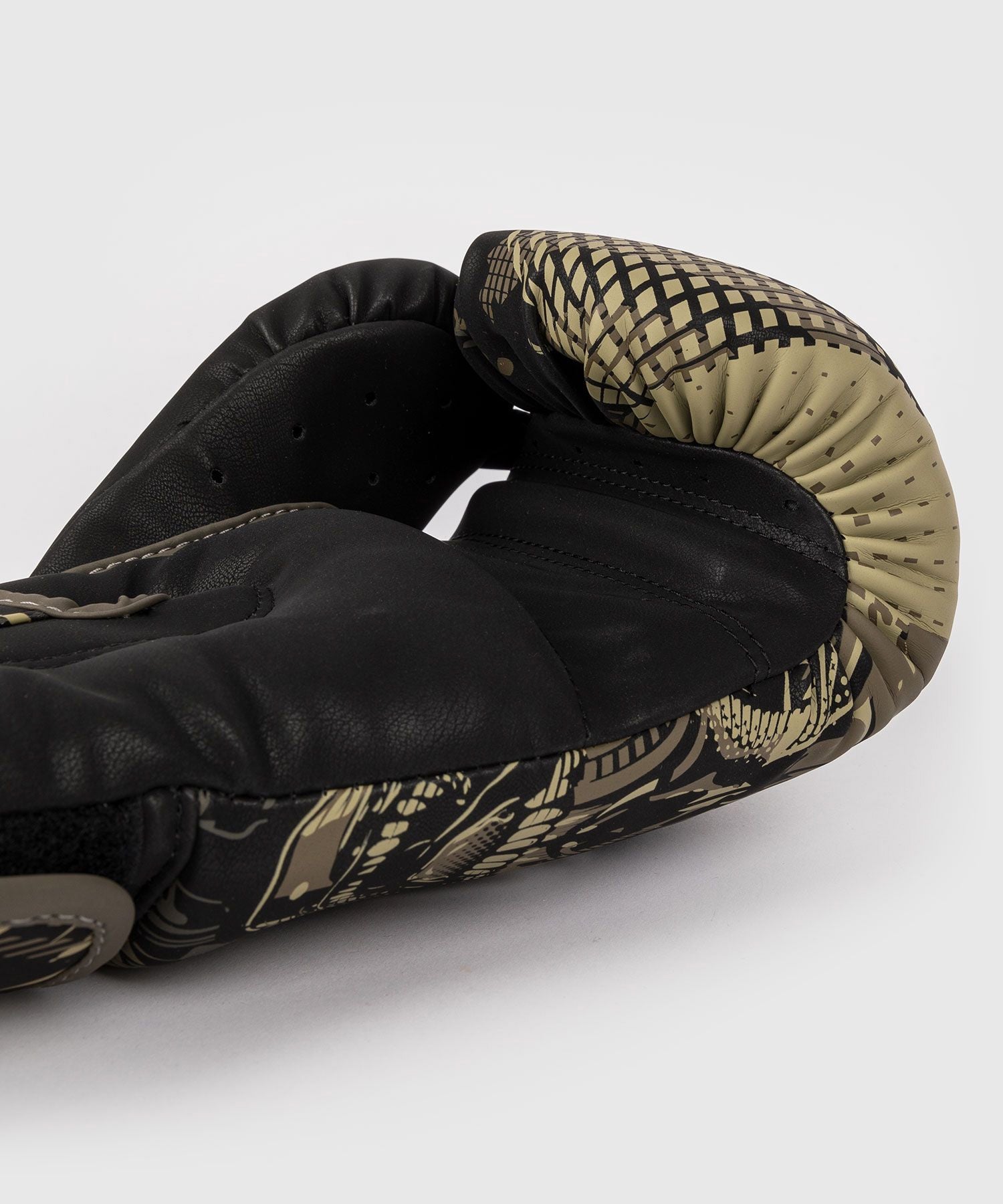 Venum Invader Boxing Gloves Black/Sand - The Fight Club