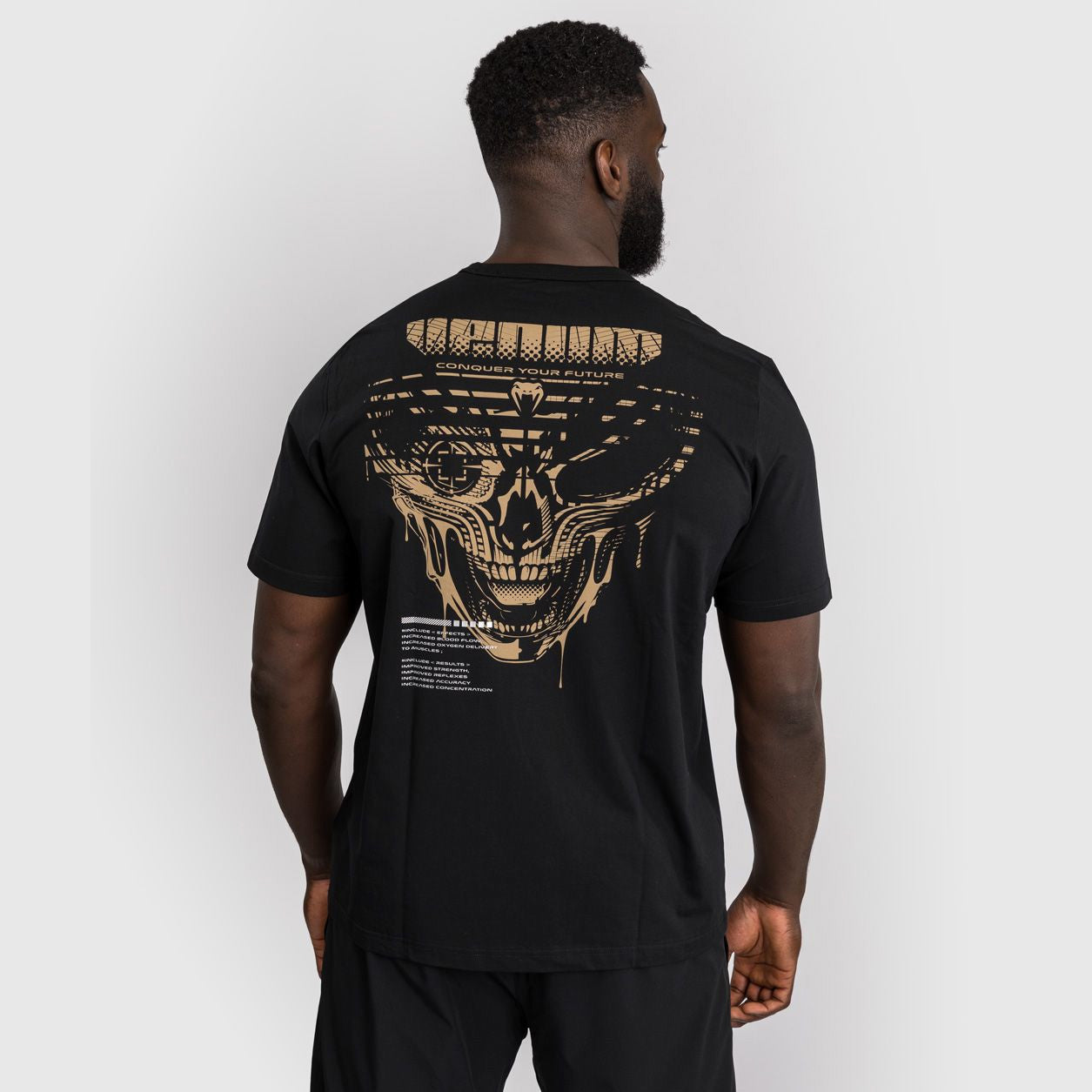 Venum Invader T-Shirt Black/Sand - The Fight Club