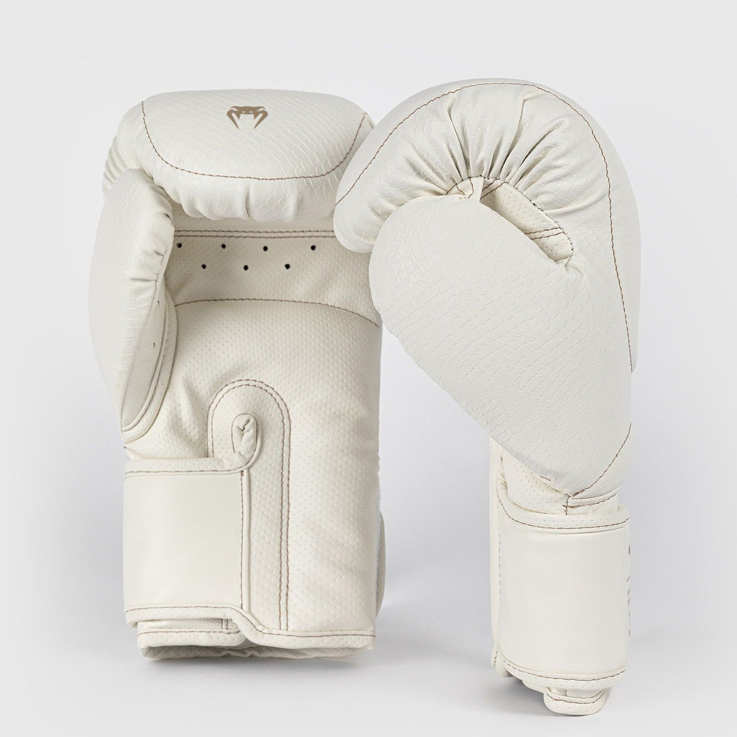 Venum Impact Evo Scales Boxing Gloves Ivory - The Fight Club