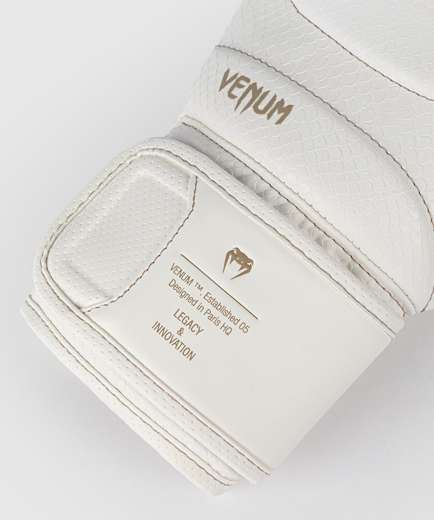 Venum Impact Evo Scales Boxing Gloves Ivory - The Fight Club