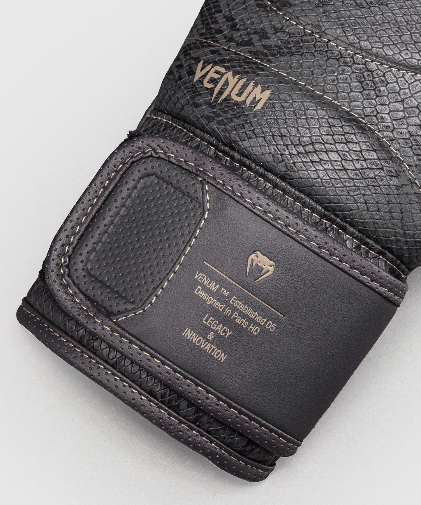 Venum Impact Evo Scales Boxing Gloves Dark Grey - The Fight Club