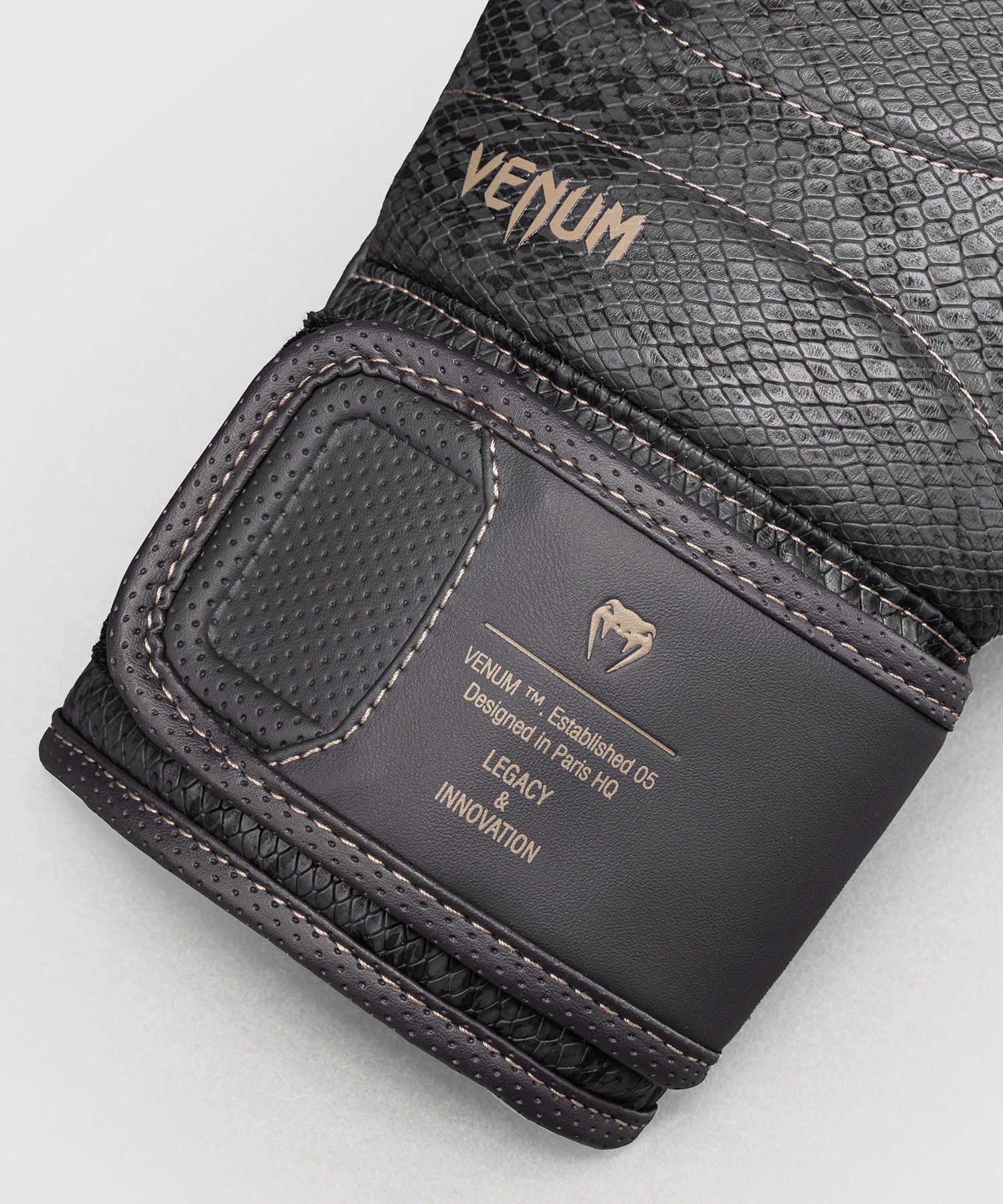 Venum Impact Evo Scales Boxing Gloves Dark Grey - The Fight Club
