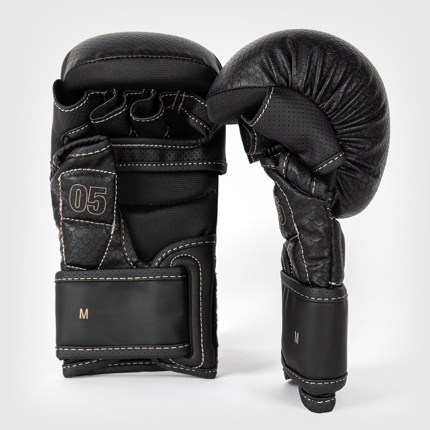 Venum Impact Evo Scales MMA Gloves Black - The Fight Club