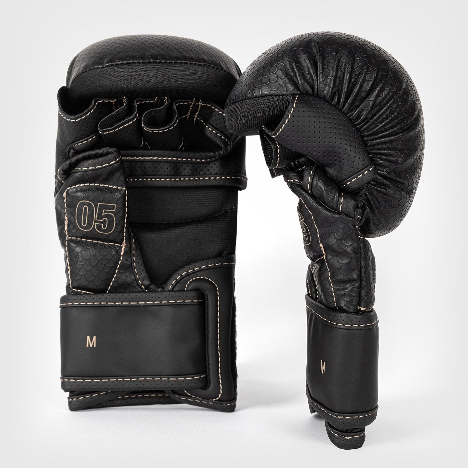 Venum Impact Evo Scales MMA Gloves Black - The Fight Club