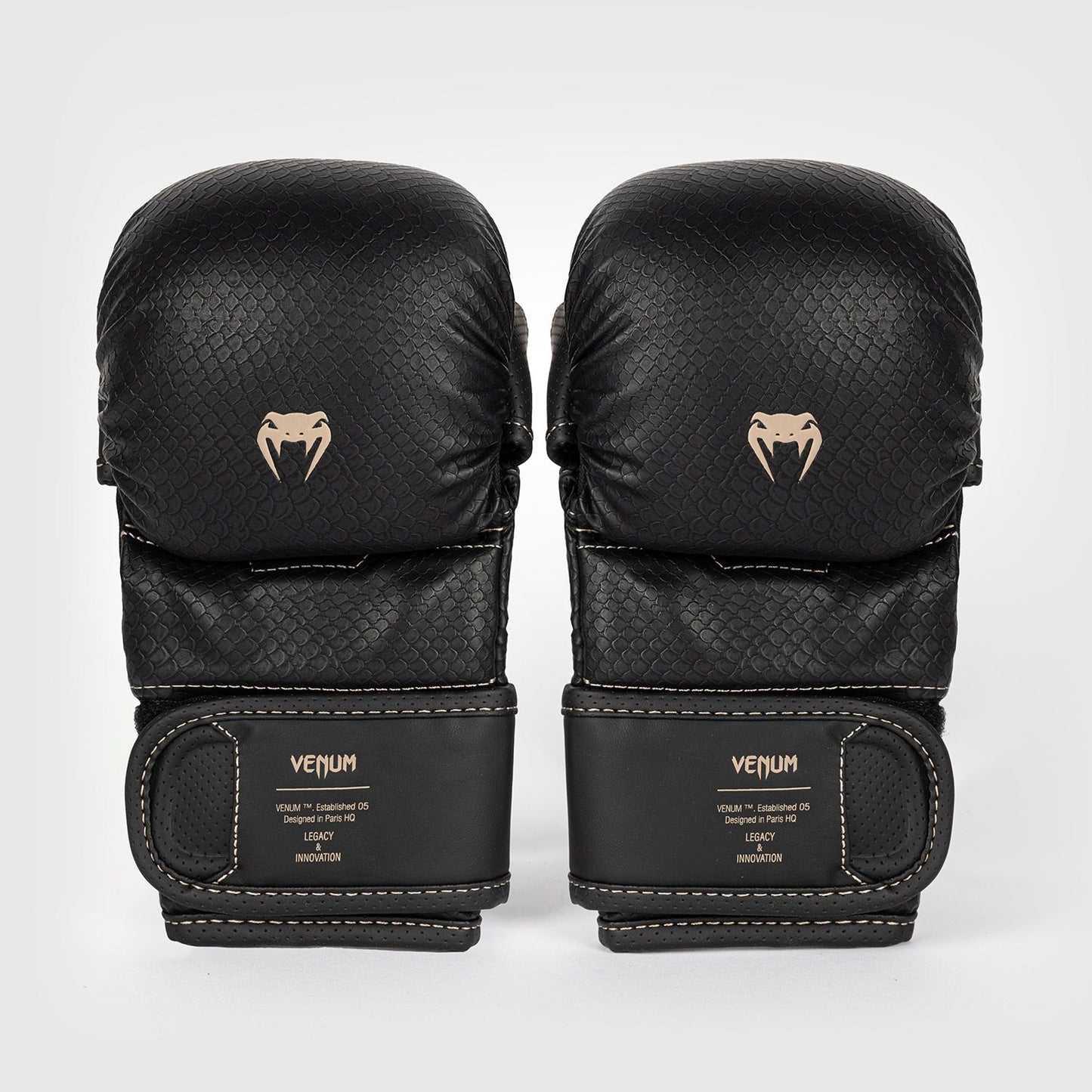 Venum Impact Evo Scales MMA Gloves Black - The Fight Club