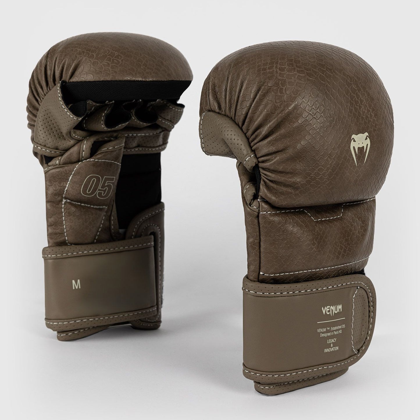 Venum Impact Evo Scales MMA Sparring Gloves Brown - The Fight Club