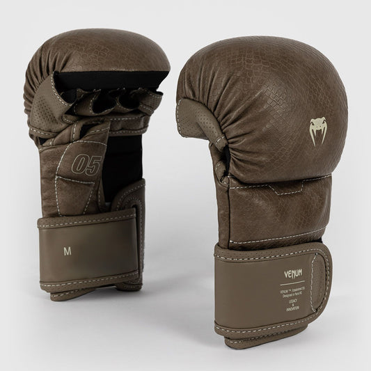 Venum Impact Evo Scales MMA Sparring Gloves Brown - The Fight Club
