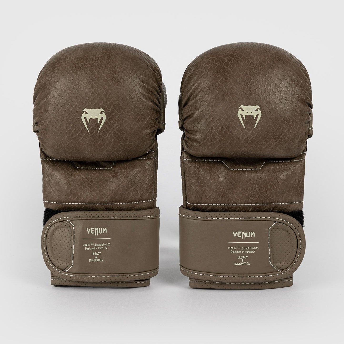 Venum Impact Evo Scales MMA Sparring Gloves Brown - The Fight Club