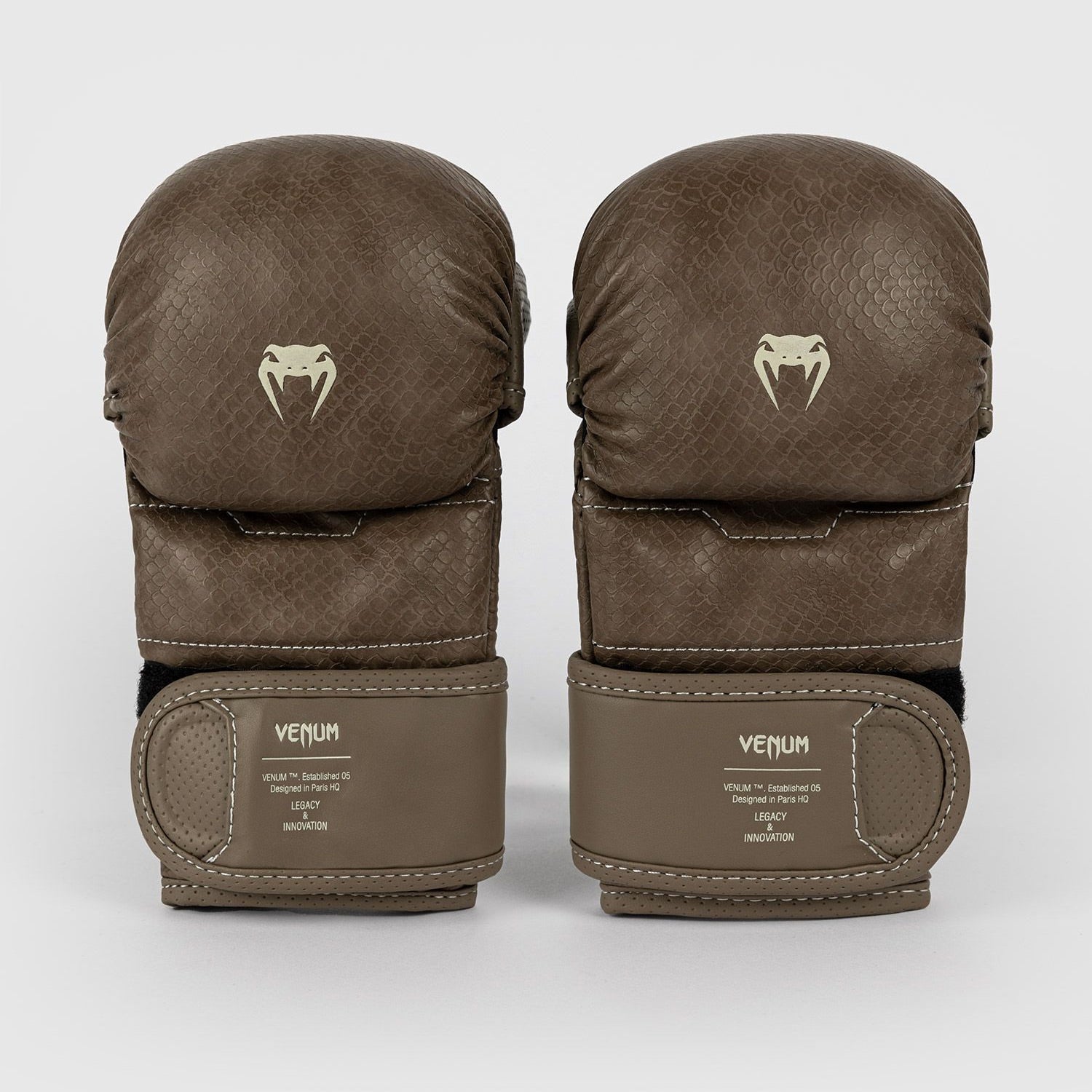 Venum Impact Evo Scales MMA Sparring Gloves Brown - The Fight Club