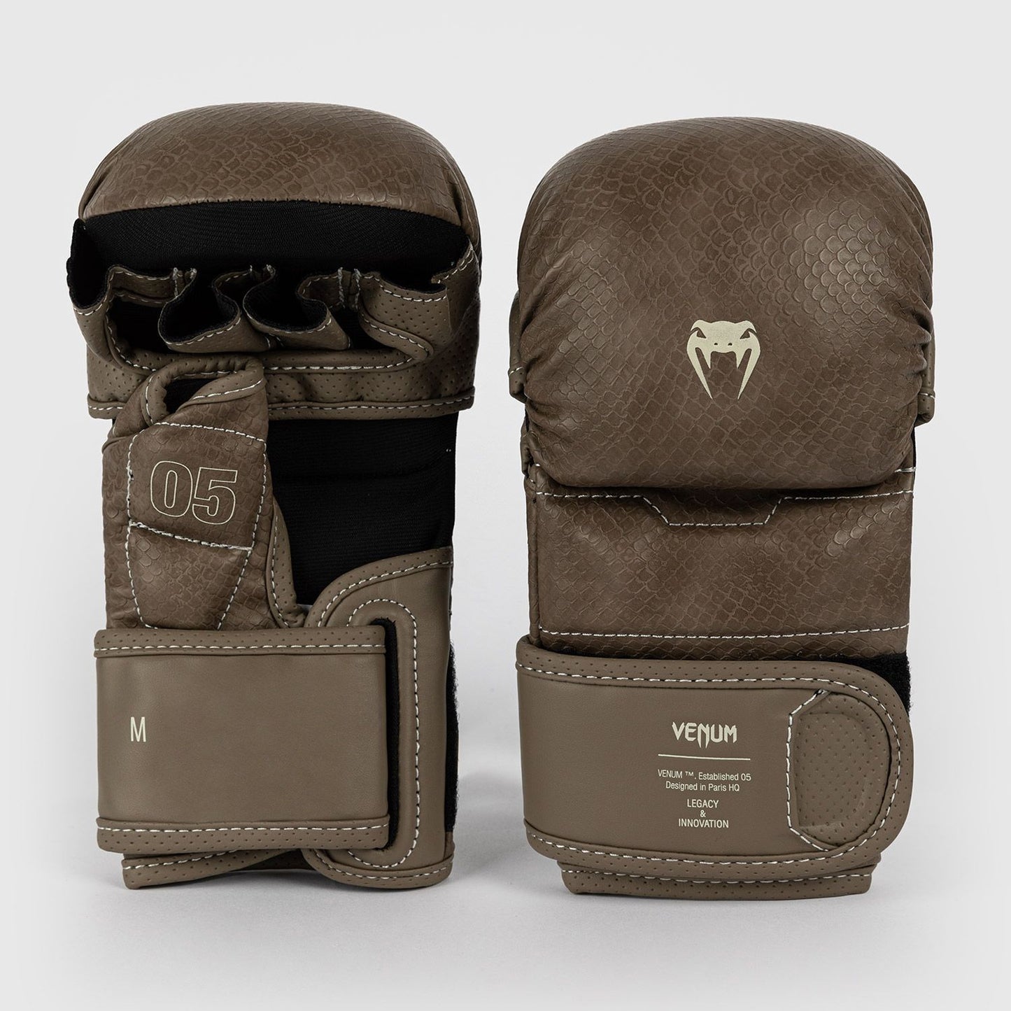 Venum Impact Evo Scales MMA Sparring Gloves Brown - The Fight Club