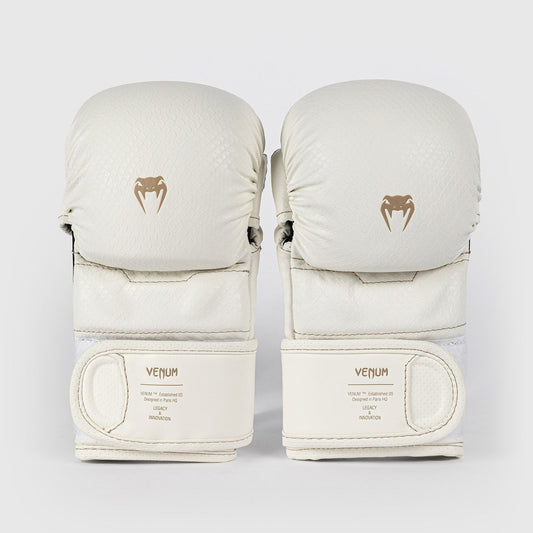 Venum Impact Evo Scales MMA Sparring Gloves Ivory - The Fight Club