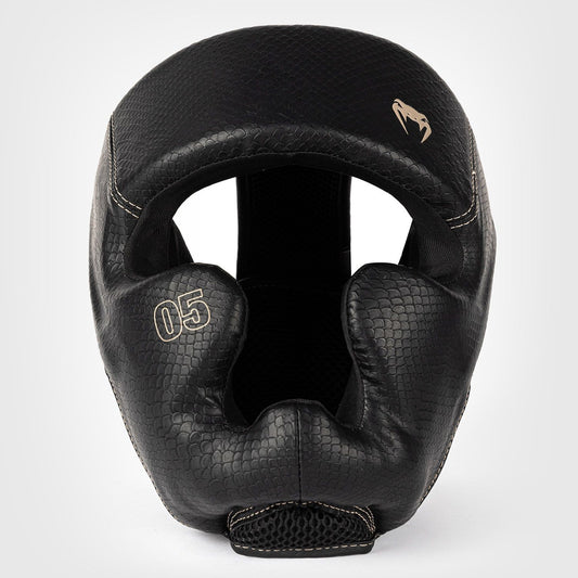 Venum Impact Evo Scales Headgear Black - The Fight Club