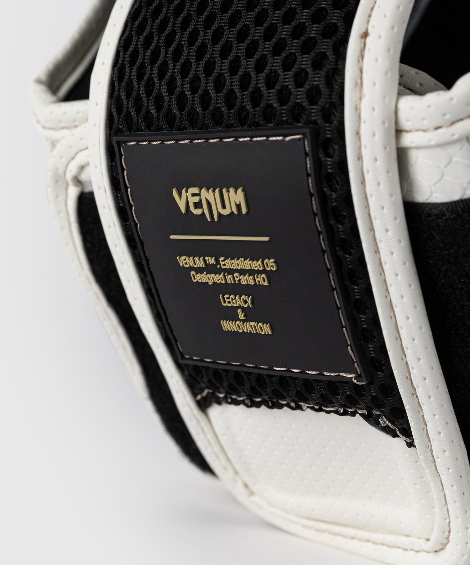 Venum Impact Evo Scales Headgear Ivory - The Fight Club